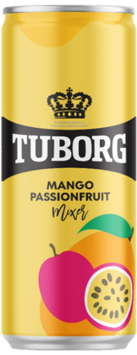 PRODUCTS » Tuborg » Tuborg Mango and Passionfruit « OLYMPIC Brewery